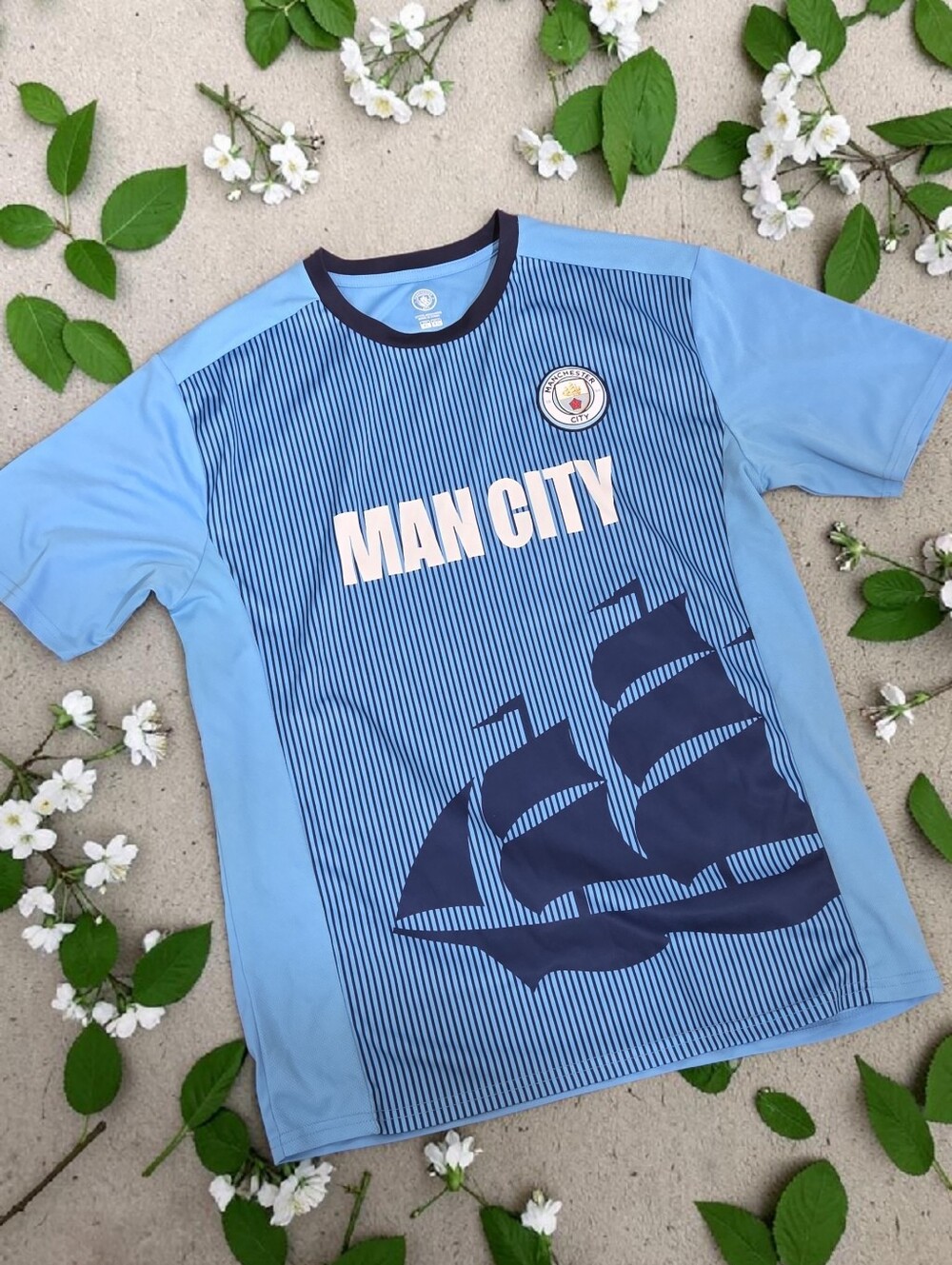 *1536 Manchester City jersey soccer top Adult XL